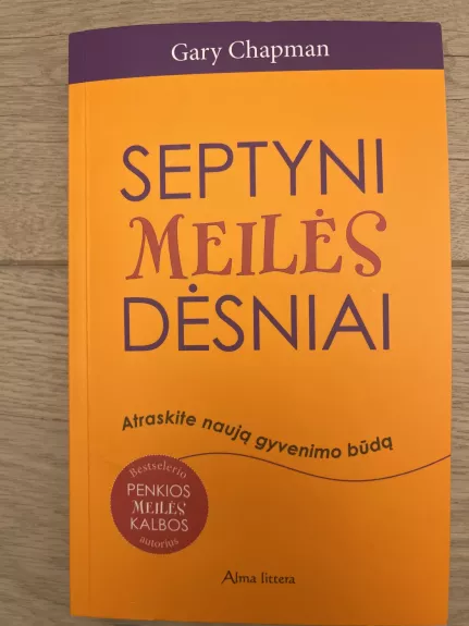 Septyni meilės dėsniai - Gary Chapman, knyga 1