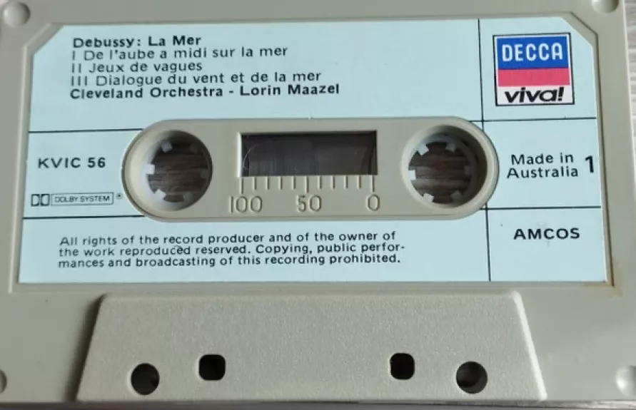 La Mer / Nocturnes - Claude Debussy · The Cleveland Orchestra · Lorin Maazel, plokštelė