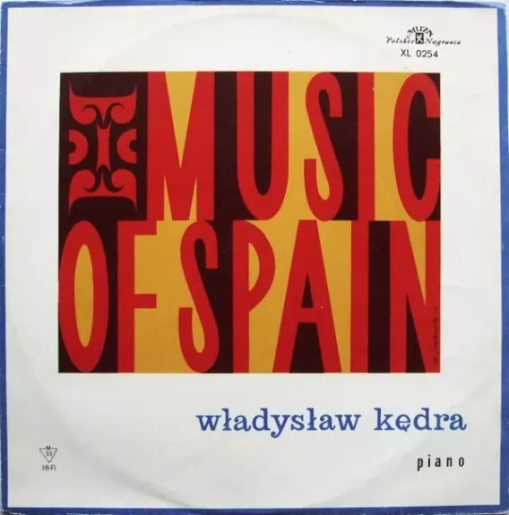 Music Of Spain - Władysław Kędra, plokštelė