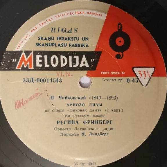 Ариозо Лизы / Речитатив И Каватина Владимира Игоревича