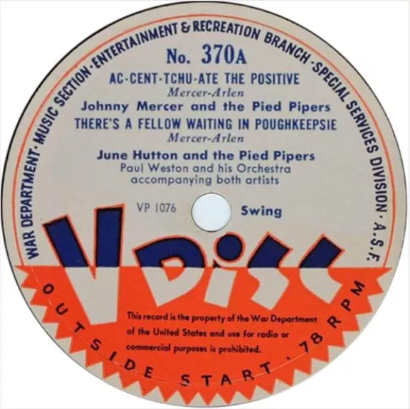 Ac-cent-tchu-ate The Positive / There's A Fellow Waiting In Poughkeepsie / Walkin' In The Light / Get On Board Little Chillun