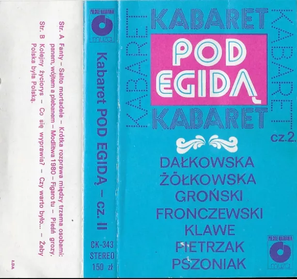 Kabaret Pod Egidą cz.2 - Kabaret Pod Egidą, plokštelė