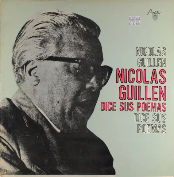 Dice Sus Poemas - Nicolás Guillén, plokštelė