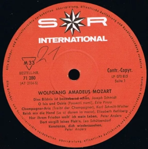 Wolfgang Amadeus Mozart - Lieder Der Romantik
