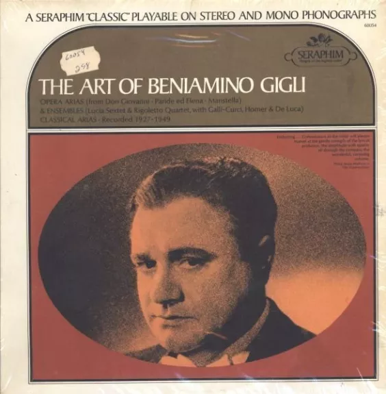 The Art Of Beniamino Gigli