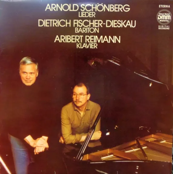 Lieder - Arnold Schoenberg, Dietrich Fischer-Dieskau, Aribert Reimann, plokštelė