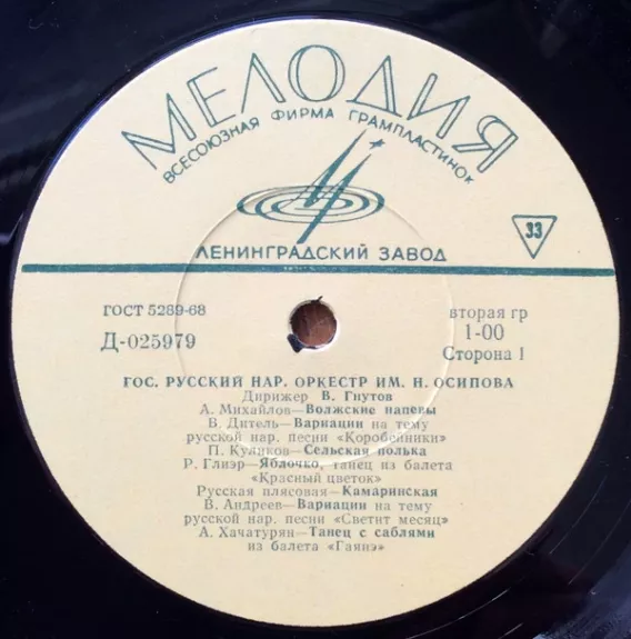 Гос. Русский Нар. Оркестр Им. Н. Осипова