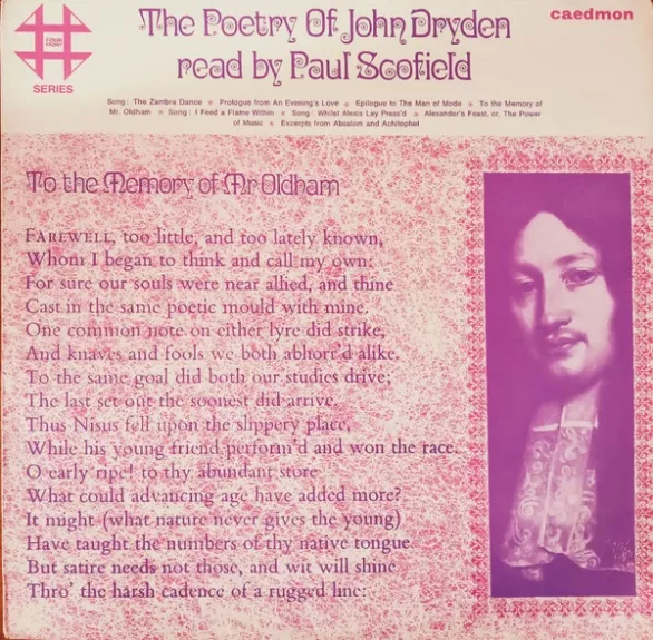 Reading The Poetry Of Dryden