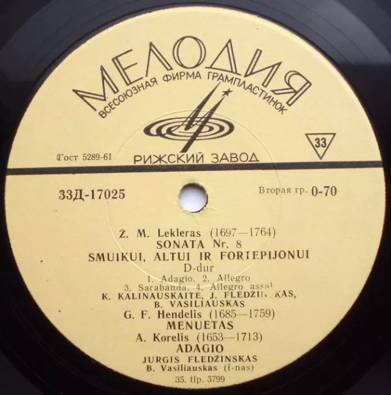 Sonata Nr. 8 Smuikui, Altui Ir Fortepijonui D-dur