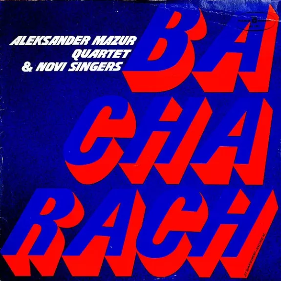 Bacharach - Aleksander Mazur Quartet & Novi Singers, plokštelė