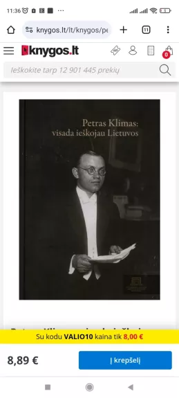 Petras Klimas: visada ieškojau Lietuvos - Vilius Kavaliauskas, knyga