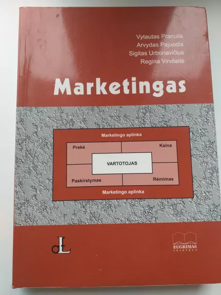 Marketingas - V. Pranulis, A.  Pajuodis, S.  Urbonavičius, R.  Virvilaitė, knyga 1