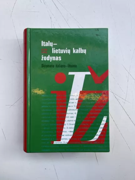 Italų - lietuvių kalbų žodynas - Valdas V. Petrauskas, knyga