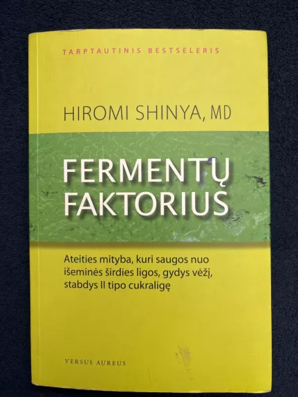 Fermentų faktorius - Shinya Hiromi, knyga
