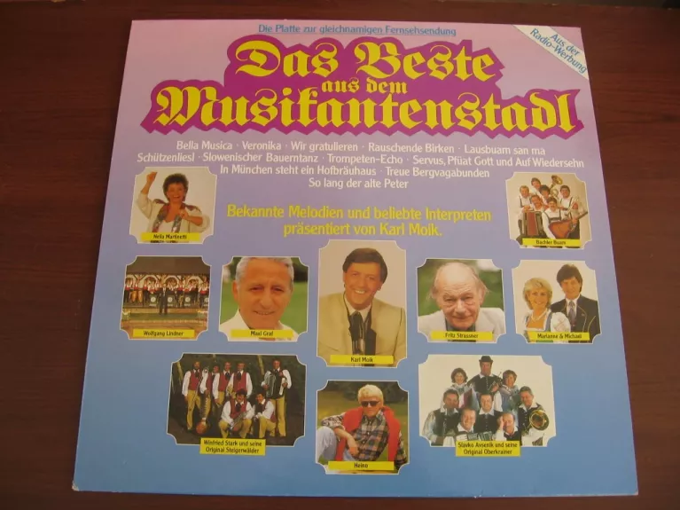 Various - Das Beste Aus Dem Musikantenstadl - Various ., plokštelė 1