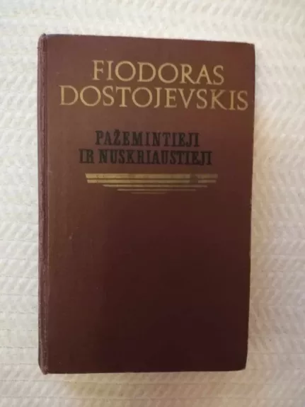 Pažemintieji ir nuskriaustieji - Fiodoras Dostojevskis, knyga