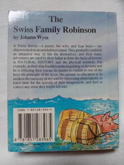 The Swiss family Robinson - J. D. Wyss, knyga 1
