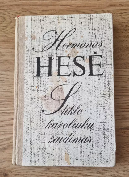 Stiklo karoliukų žaidimas - Hermann Hesse, knyga 1