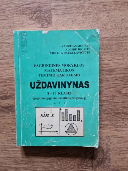 Pagrindinės mokyklos matematikos teminio kartojimo uždavinynas