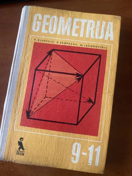 Geometrija 9-11 - V. Klopskis, Z.  Skopecas, M.  Jagodovskis, knyga 1