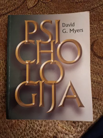 Psichologija - David G. Myers, knyga 1