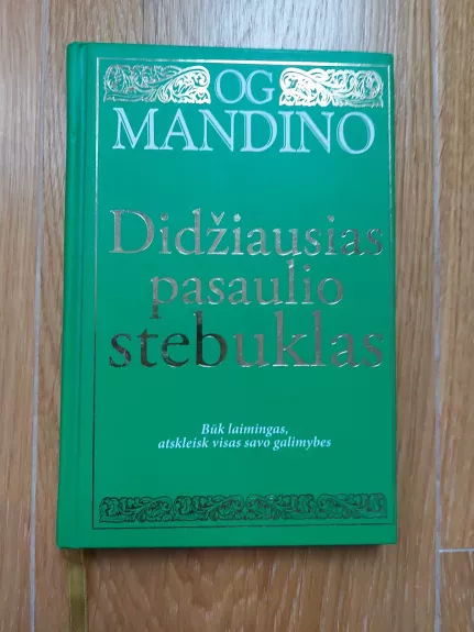 Didžiausias pasaulio stebuklas - Og Mandino, knyga