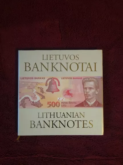 Lietuvos banknotai - bankas Lietuvos, knyga 1