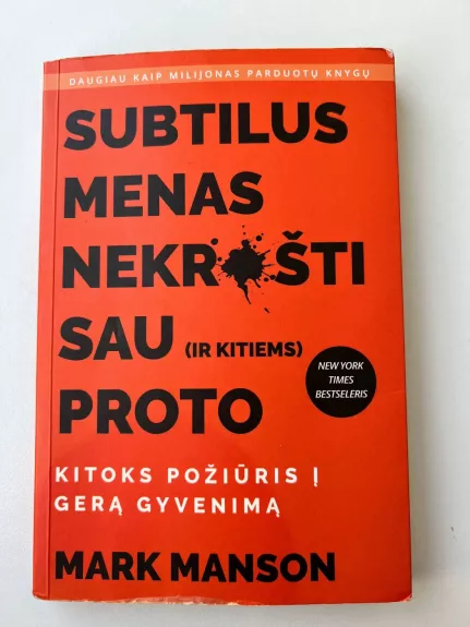 Subtilus menas nekr*šti sau (ir kitiems) proto