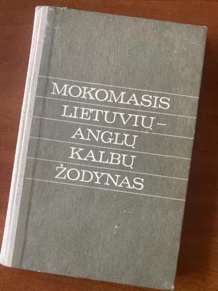 Mokomasis lietuvių-anglų kalbų žodynas