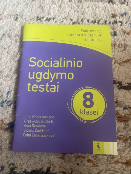 Socialinio ugdymo testai 8 klasei