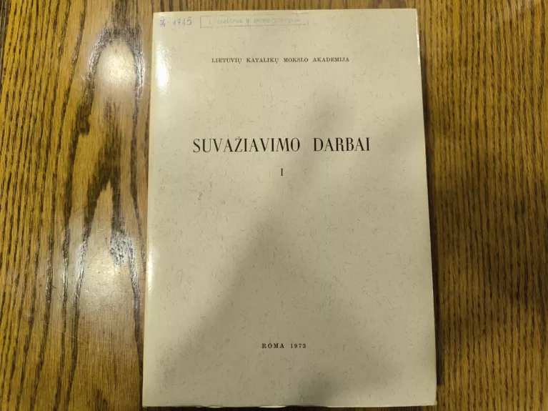 Suvažiavimo darbai I