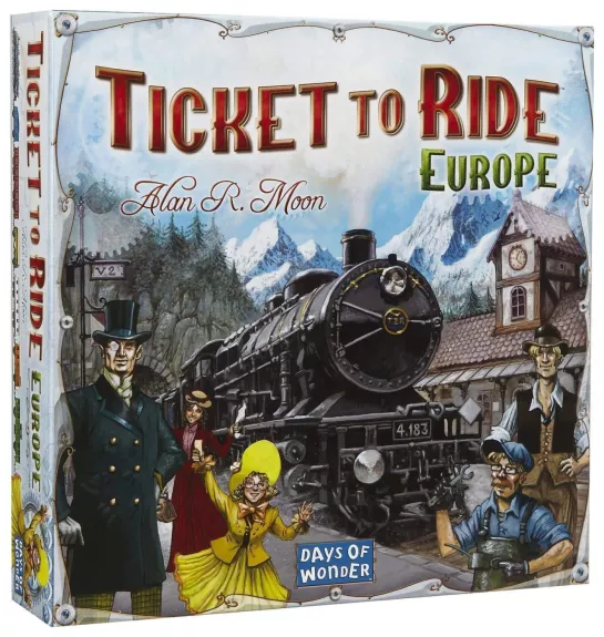 Ticket to Ride Europe - , stalo žaidimas 1