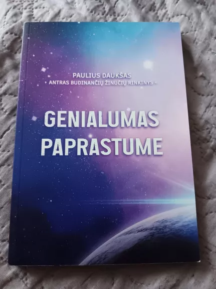 Genialumas paprastume - Paulius Daukšas, knyga