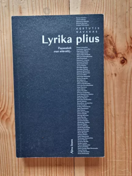 Lyrika plius - Kęstutis Navakas, knyga