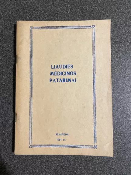 Liaudies medicinos patarimai