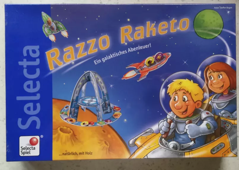 Stalo žaidimas Selecta "Razis Raketa. Nuotykiai galaktikoje!" nuo 5 m. / Board game Selecta Razzo Raketo - , stalo žaidimas 1