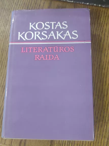 Literatūros raida - Kostas Korsakas, knyga
