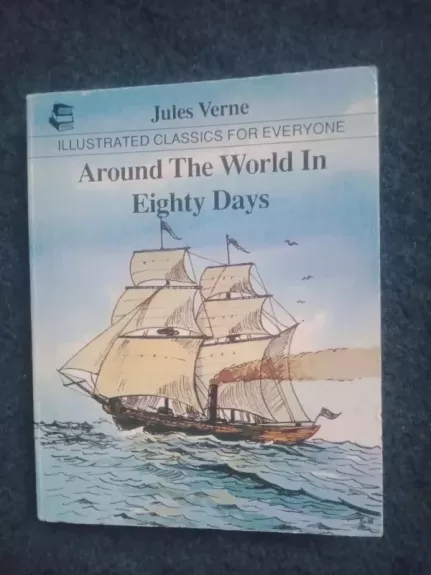 Around the world in eighty days - Žiulis Vernas, knyga