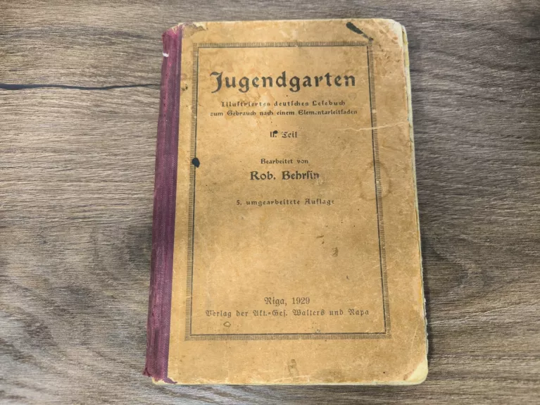Jugendgarten - Rob Bebrlin, knyga