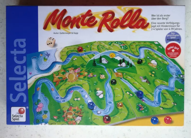Stalo žaidimas Selecta "Monte Rolla", nuo 4 m. /  Brettspiel / Board game Selecta Monte Rolla