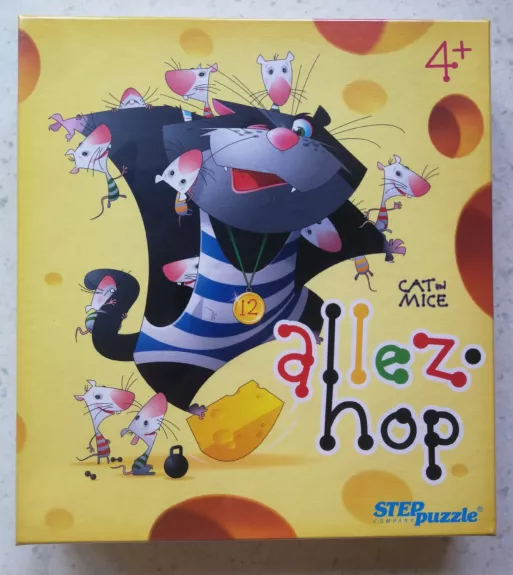 Lavinamasis stalo žaidimas "Ale-hop",  EN nuo 4 m. /  Educational board game Alez-Hop – EN - , stalo žaidimas 1