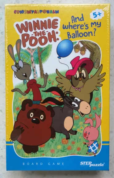 Stalo žaidimas Mikė Pukuotukas. Kur mano balionas? Board game Winnie-The-Pooh. Where's My Balloon?