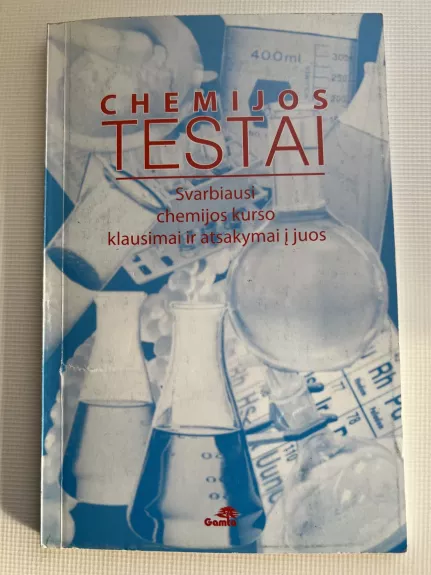 Chemijos testai - Ona Virkutienė, Jūratė  Virkutytė, knyga