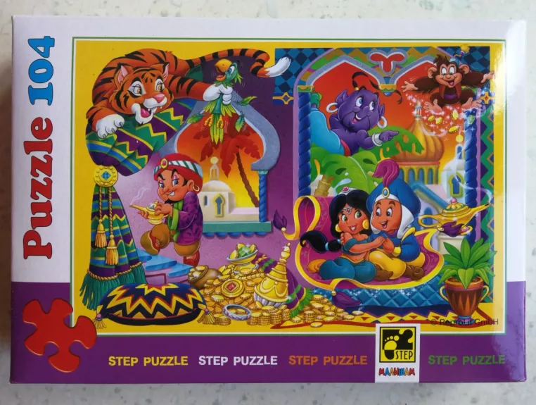 Dėlionė Puzzle 104 “Aladinas” / 104 Puzzle Aladdin - , stalo žaidimas