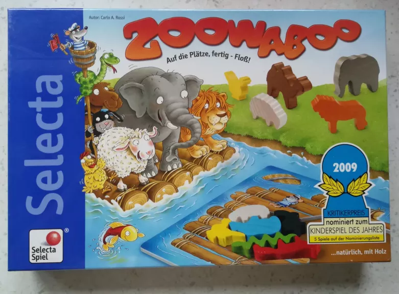 Stalo žaidimas Selecta "Zoowaboo", nuo 5 m. / Brettspiel / Board game Selecta Zoowaboo