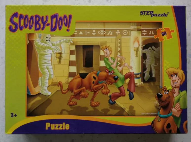 Dėlionė Puzzle 60 "Skūbis Dū" / 60 Puzzle 60 Scooby-Doo! - , stalo žaidimas