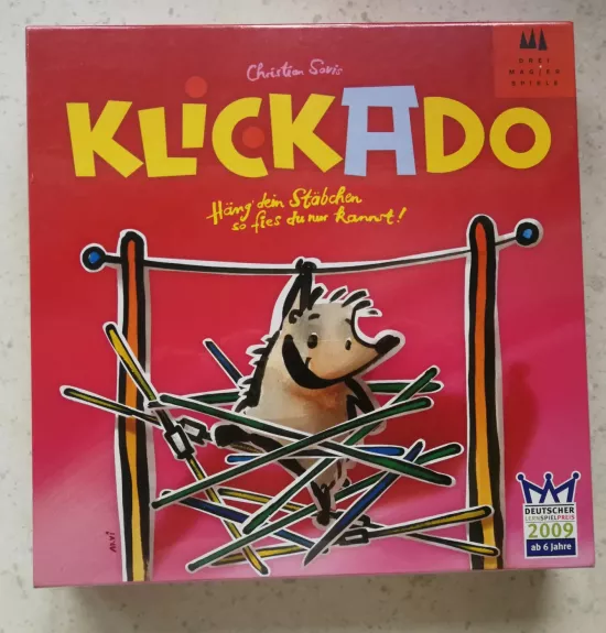 Stalo žaidimas /Board game / Brettspiel / Drei Magier Spiele "Klickado", nuo 5 m.