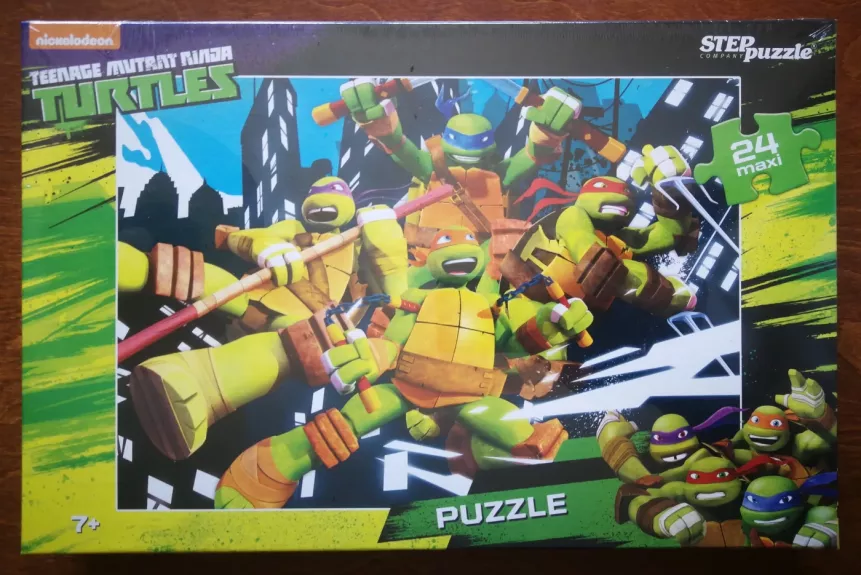 Dėlionė Puzzle maxi 24 "Vėžliukai nindzės" /  Maxi 24 Puzzle Teenage Mutant Ninja Turtles - , stalo žaidimas