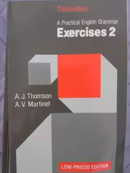 A Practical English Grammar - A. J. Thomson, knyga 1