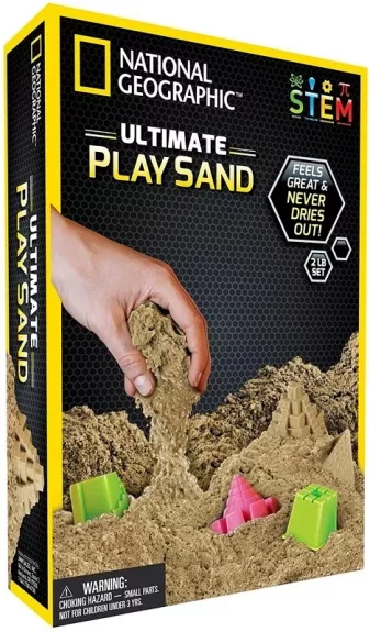 Natūralaus kinetinio smėlio rinkinys, 3+ - , stalo žaidimas 1